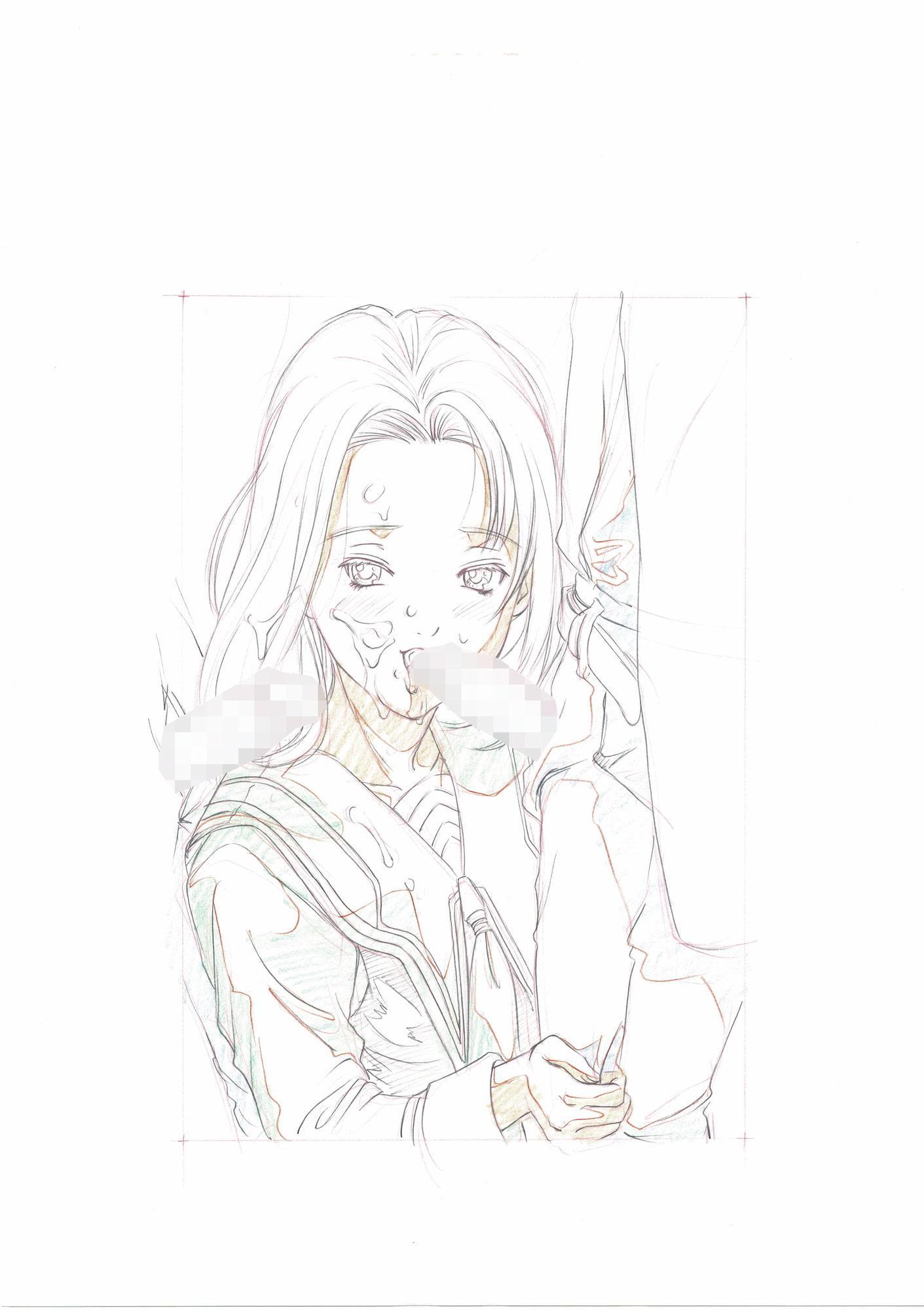 ア◯ズヒロインエロパロラフ原画集