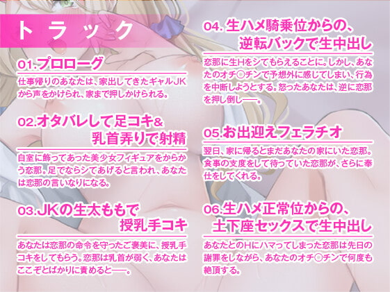 メスガキギャルJKのオモテとウラ〜神待ち逆ナンJKにおねだりされる〜