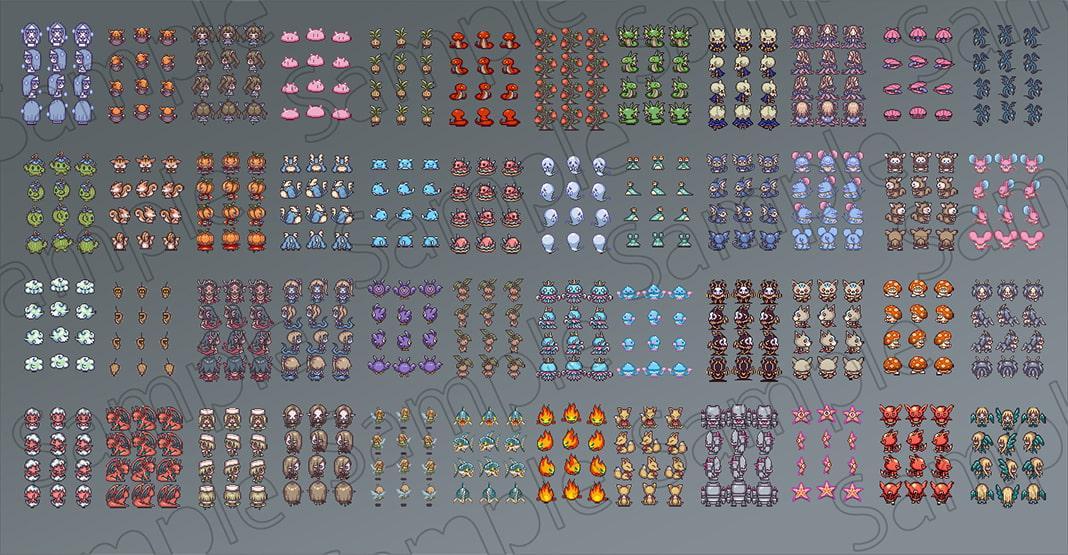 あとらそふと歩行グラフィック素材集