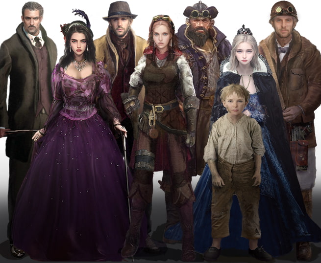 スチームパンク立ち絵素材集