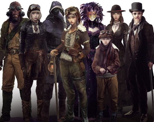 スチームパンク立ち絵素材集