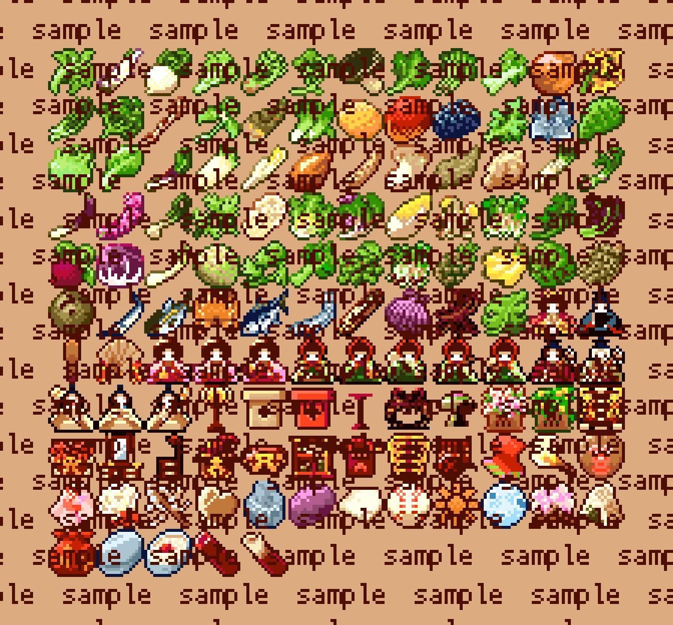 モケモドット絵素材集 2022年3月号