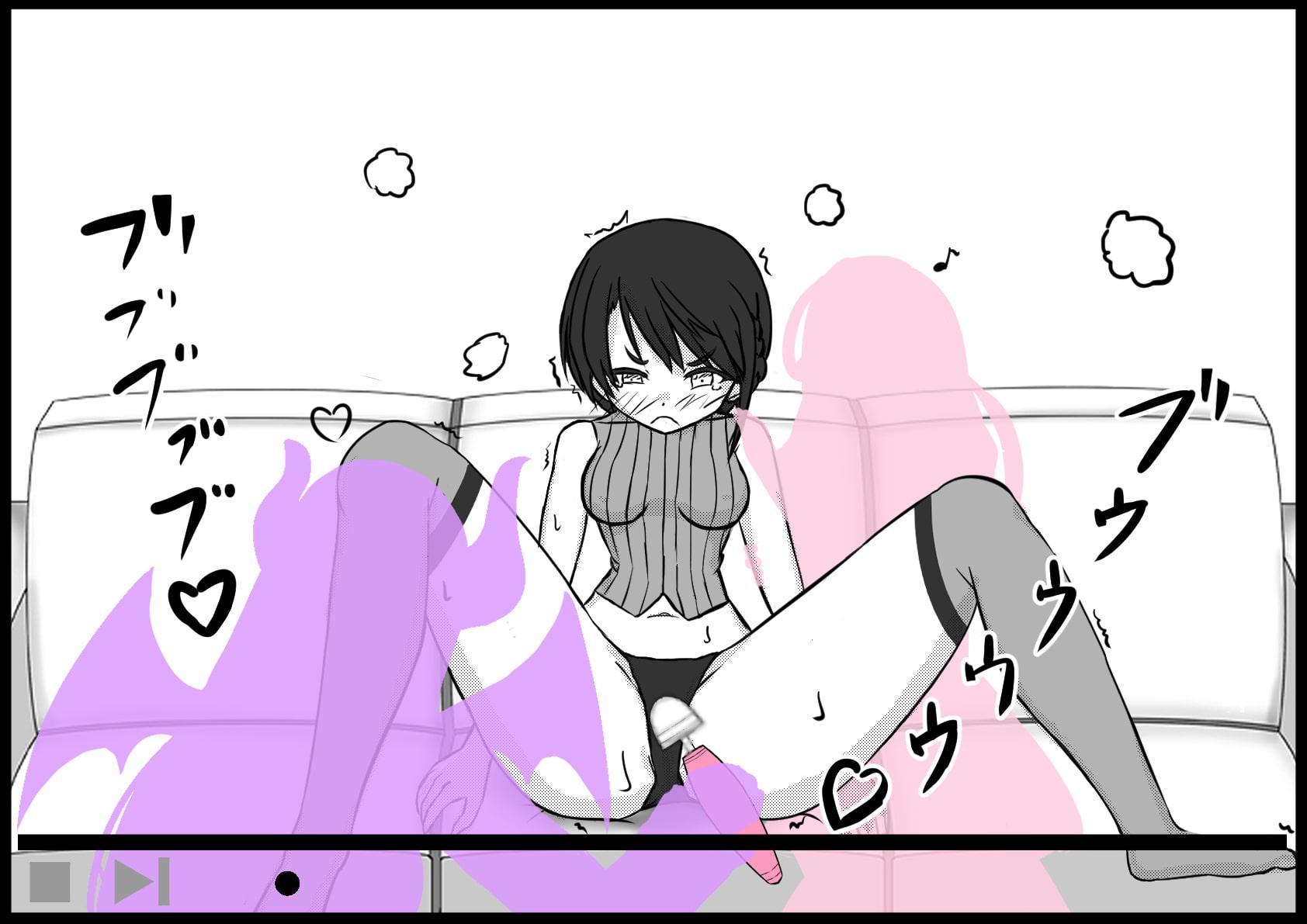 右隣の人がエッチな配信する!