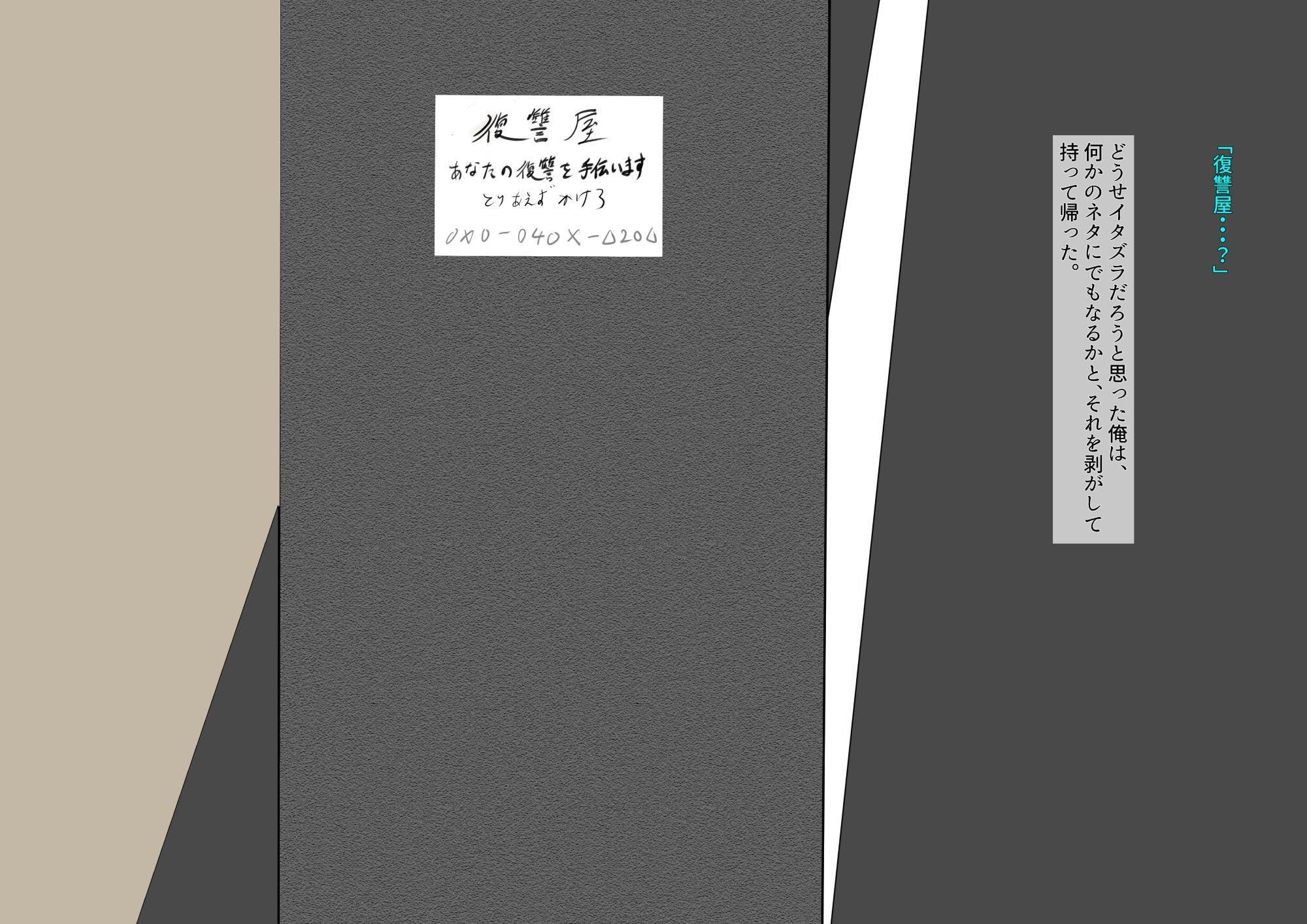 俺をいじめていた女を1週間拉致監禁して復讐する話 ～1日目～