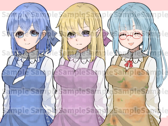 同級生っぽい立ち絵フリー素材