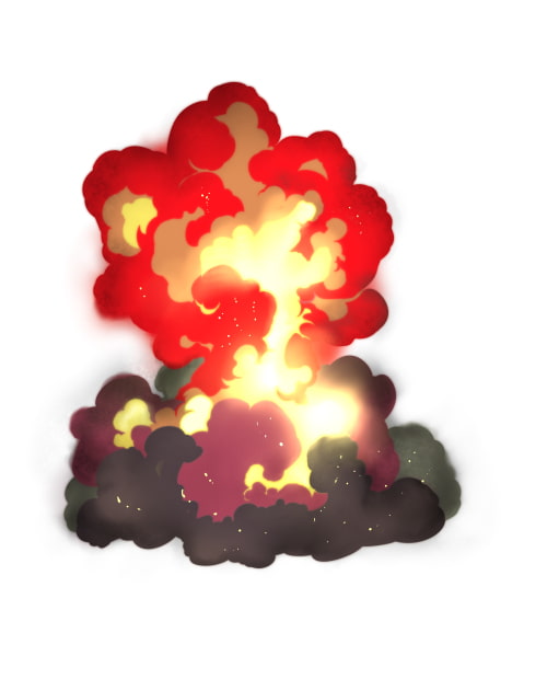 素材をどうぞ『爆発02』