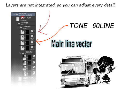 素材をどうぞ『バスガス爆発』