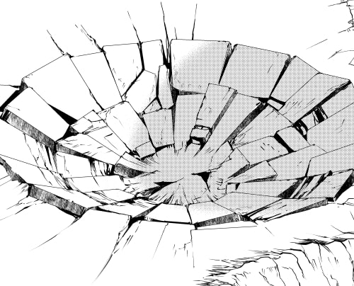 素材をどうぞ『戦闘の穴6種』