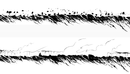 素材をどうぞ『ビームの跡』