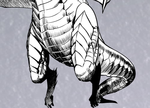 素材をどうぞ『ドラゴンモブ2』