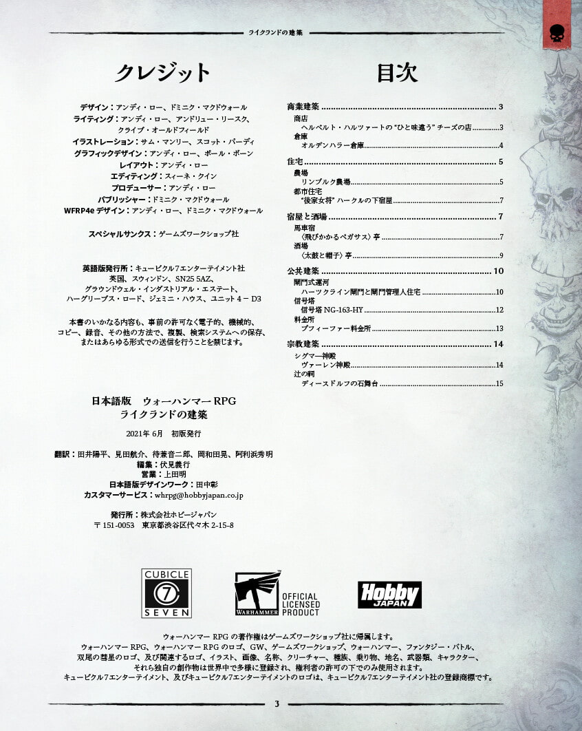 ウォーハンマーRPG ライクランドの建築