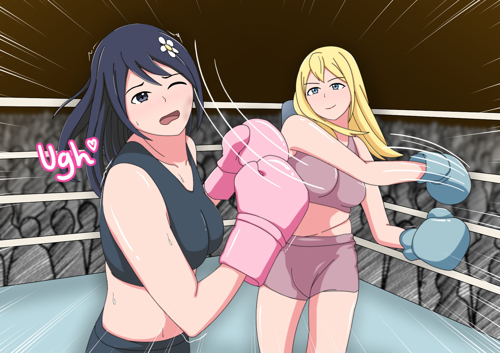 Ultimate Boxing - Lily's defeated (English)