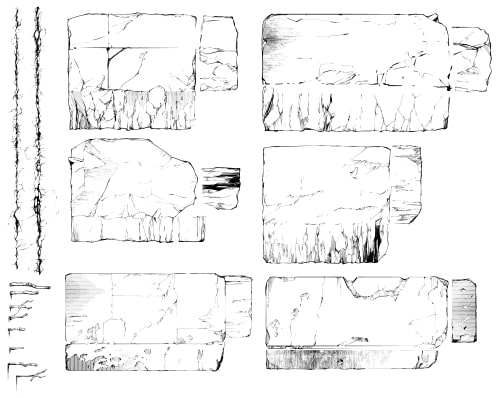 素材をどうぞ『簡単ガレキ作成セット』