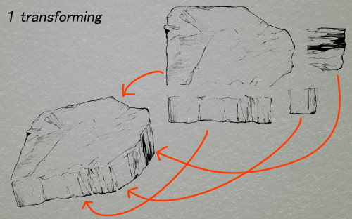 素材をどうぞ『簡単ガレキ作成セット』