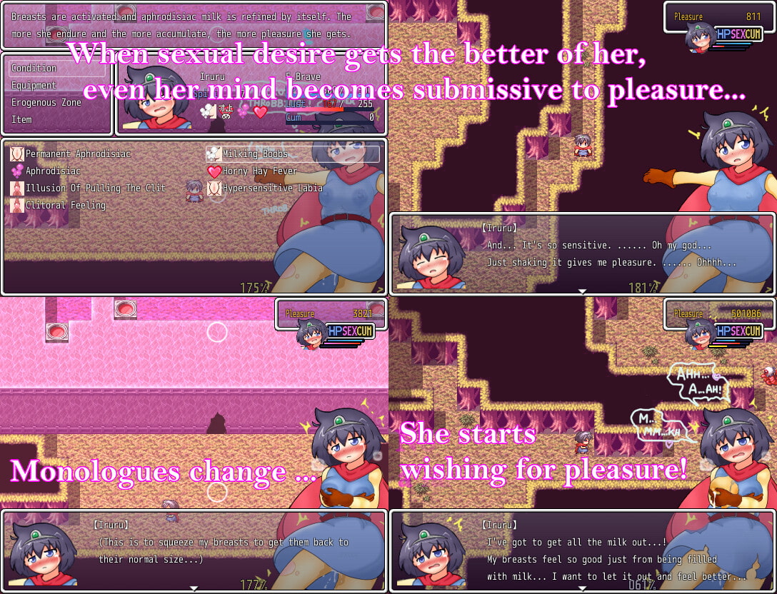 【English version】Female Brave Iruru Lustful magical forest