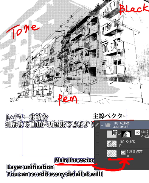 素材をどうぞ『破壊されたアパートメント』