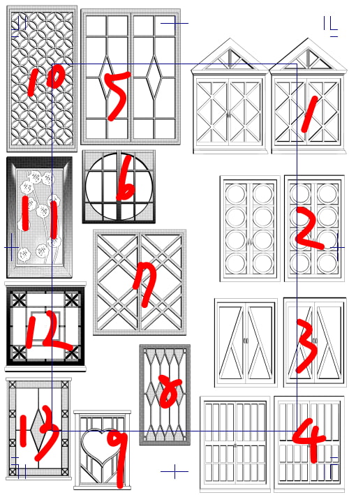 素材をどうぞ『おしゃれ窓』