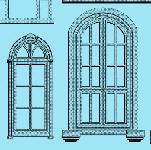 素材をどうぞ『おしゃれ窓2』