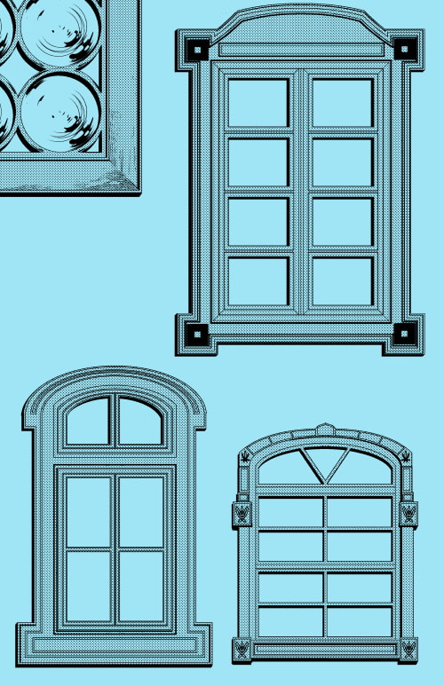素材をどうぞ『おしゃれ窓2』