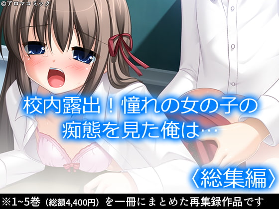 校内露出!憧れの女の子の痴態を見た俺は… <総集編>