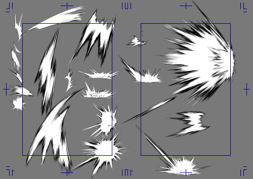 素材をどうぞ『バチバチエフェクトセット』