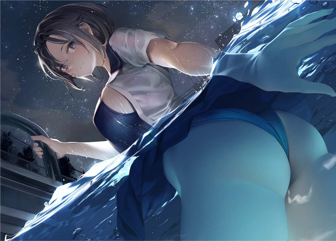 水泳部のえちえち濡れガール【フォーリーサウンド】