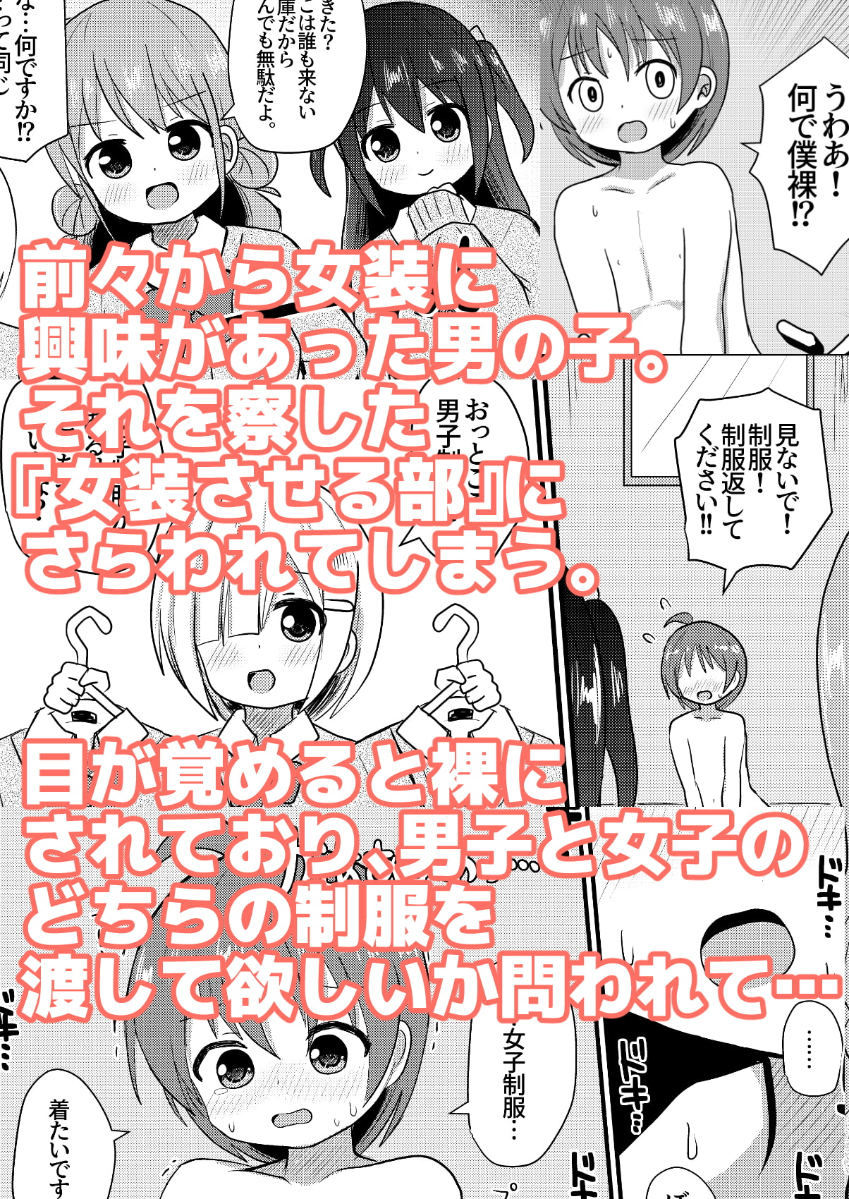 男の子さらって女装させる部 ～女装に興味ある男の子に女装させよう!～