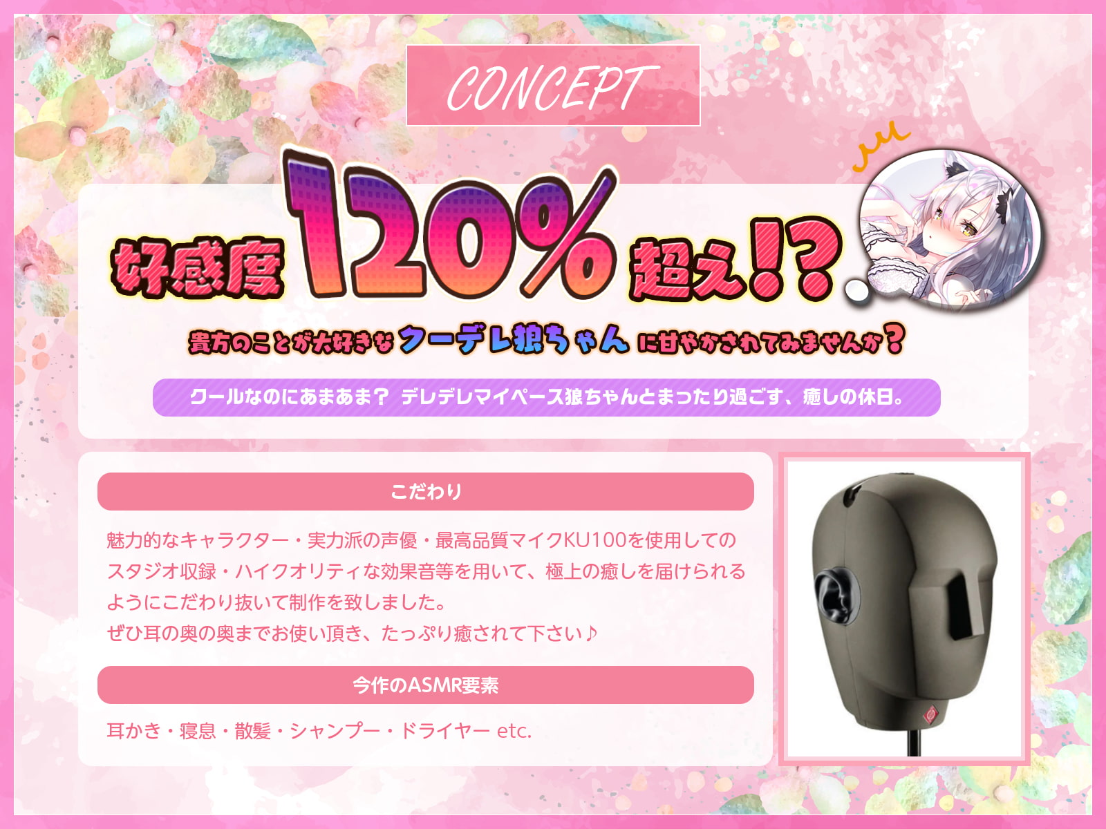 好感度120%超え!? クーデレ狼ちゃんとの幸せいっぱいな休日