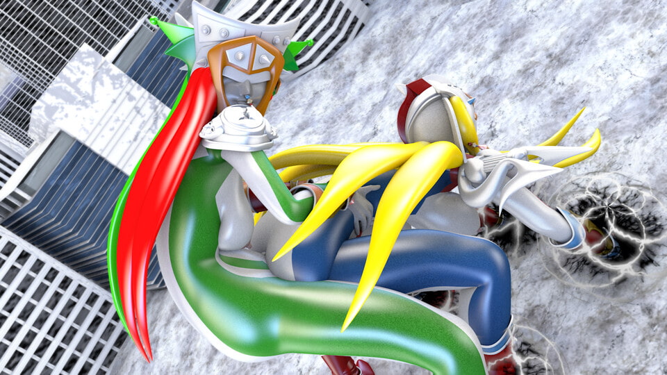 【ブレイヴフュージョンズ】闇堕ちブレイヴ★双子座の守護星ふたなりのジェミニ【ピストン速度4段階/ループアニメGIF