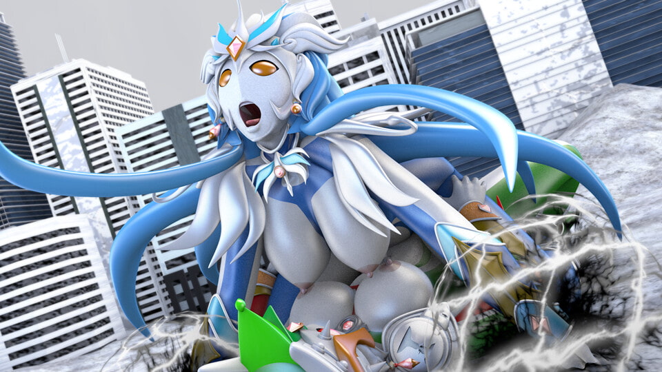 【ブレイヴフュージョンズ】闇堕ちブレイヴ★双子座の守護星ふたなりのジェミニ【ピストン速度4段階/ループアニメGIF