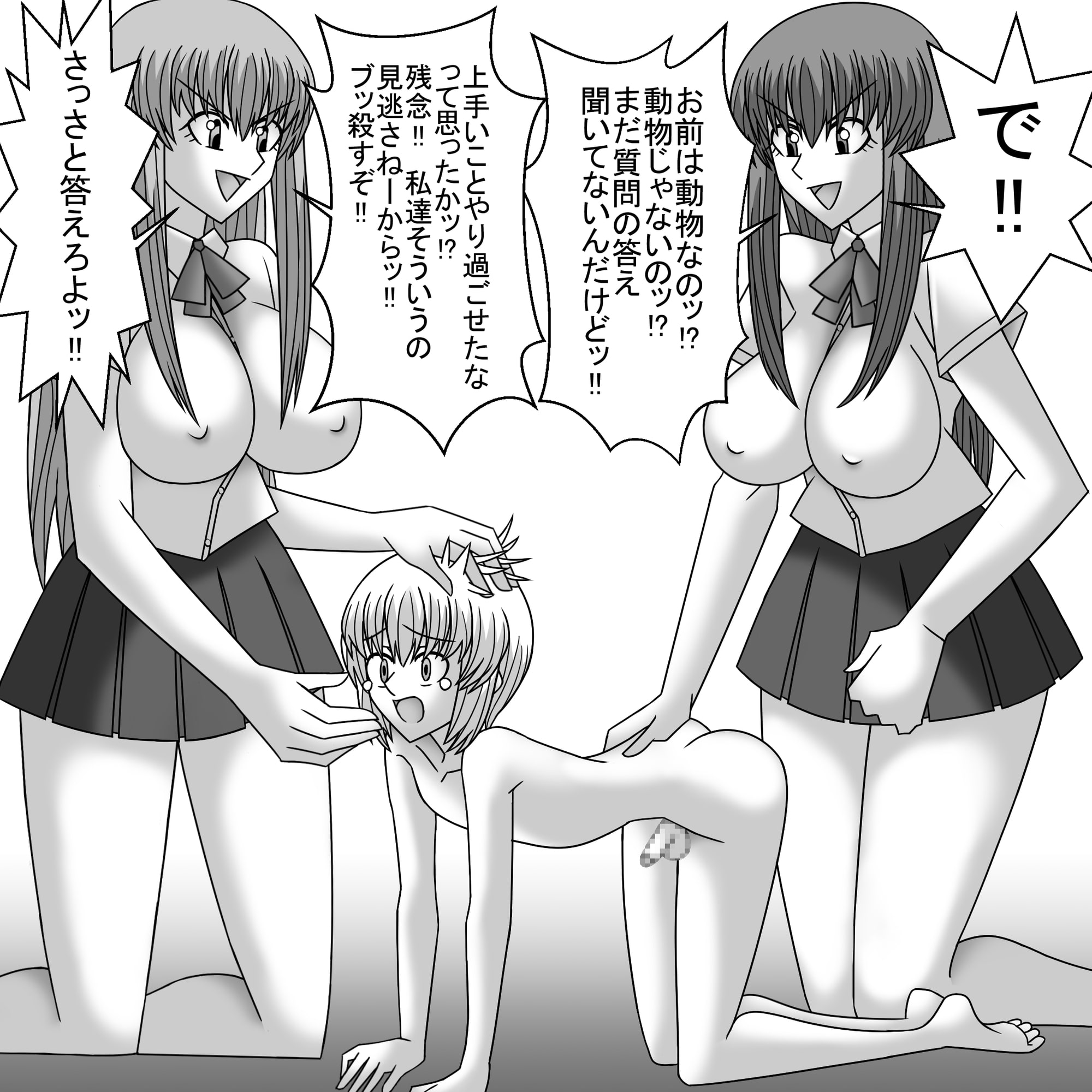 共学化したばかりで女子ばっかりの学校に転校したボクは性的にイジメられる(3)