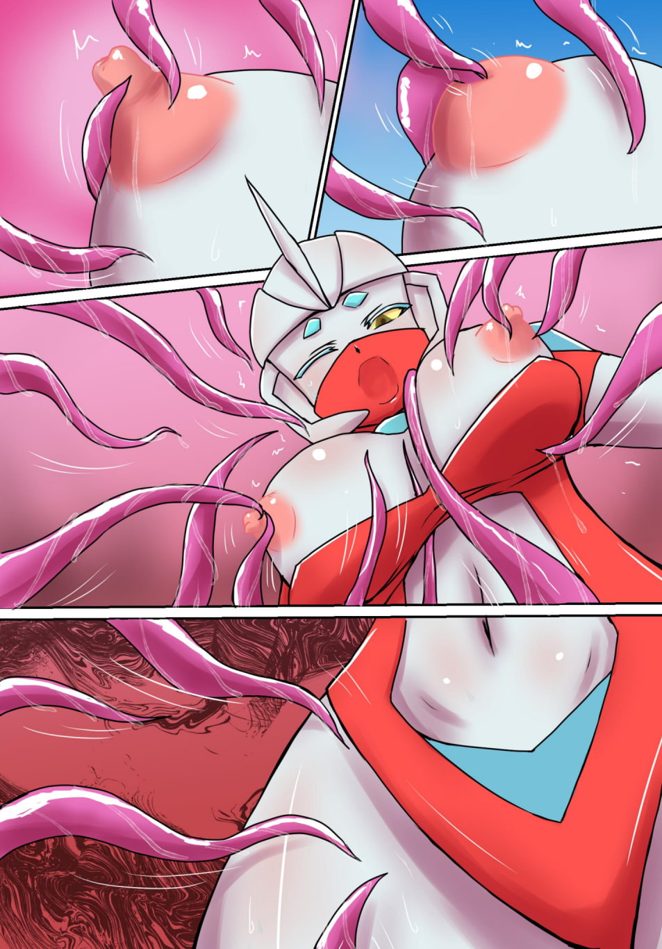 特撮ヒロインシリーズ ラスティ・コメット第4話「怪奇!謎の宇宙生物」