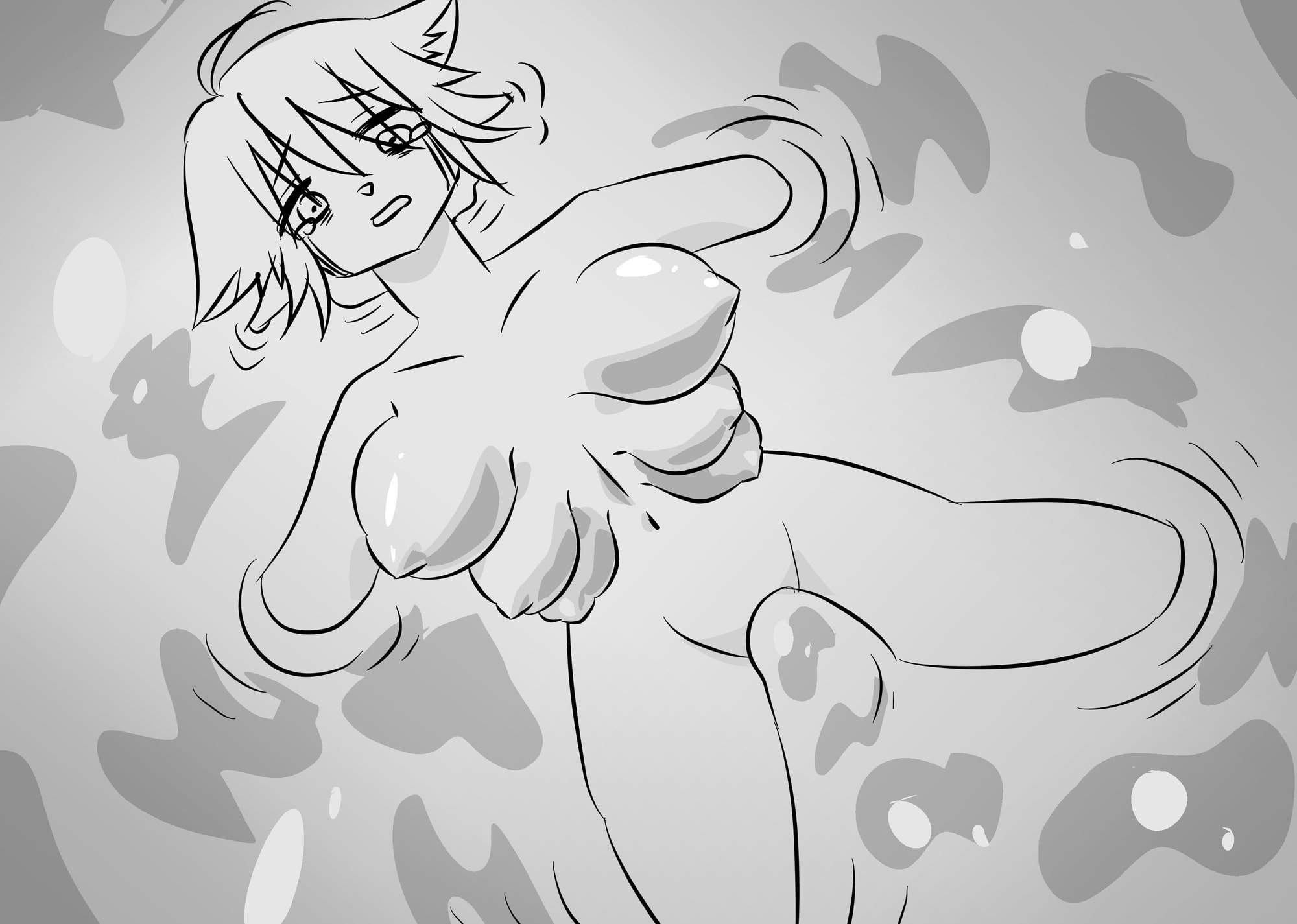 複乳メスケモ石化スライム