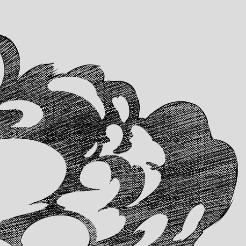 素材をどうぞ『モノクロの爆発10』