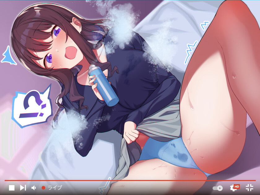 【ガチ実演/オナサポ】アイドル系コスプレYouTuberがドキドキ冷感スプレーでおまんこぐっしょり性感マックスオナニー配信。