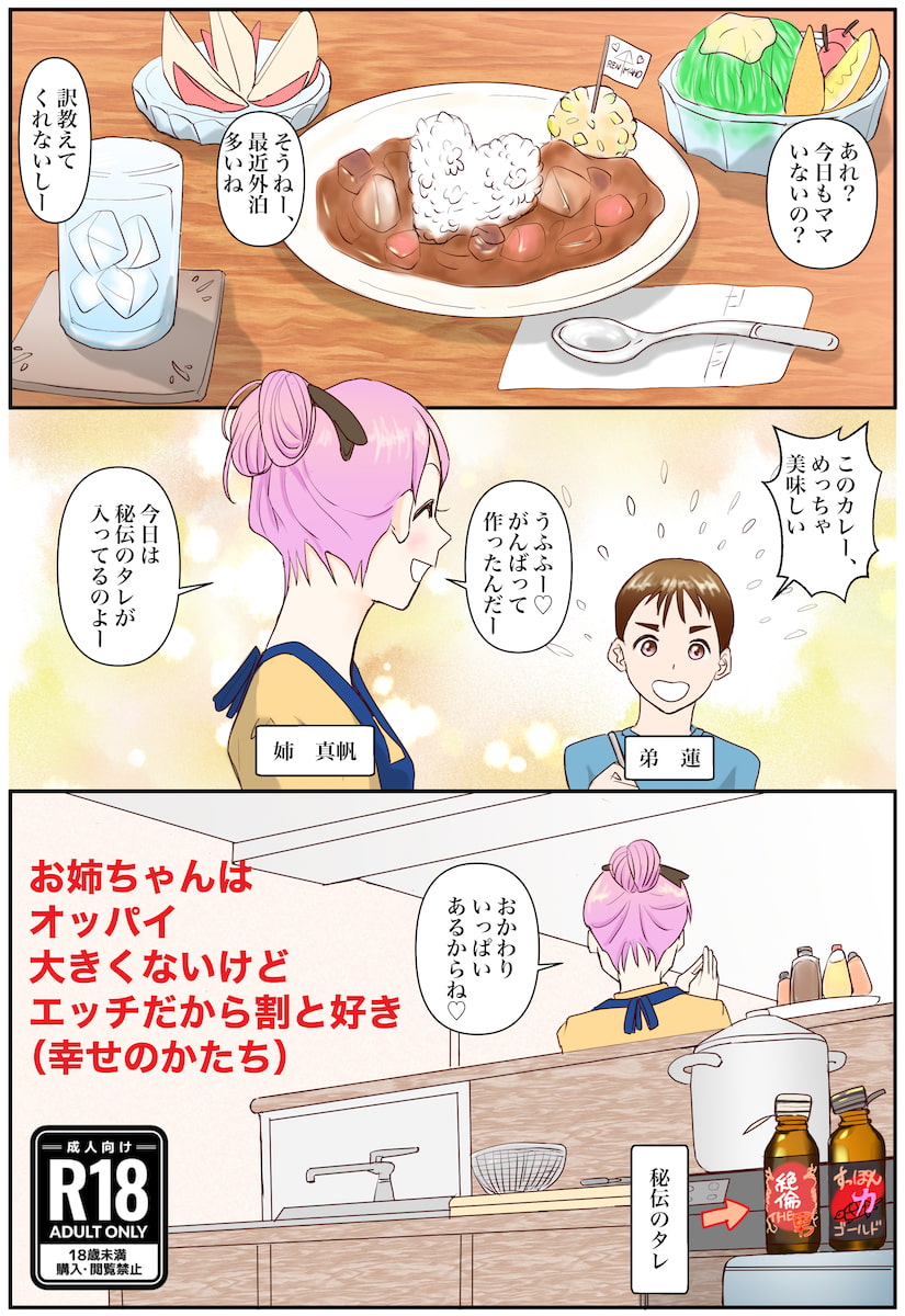 お姉ちゃんはオッパイ大きくないけどエッチだから割と好き(幸せのかたち)