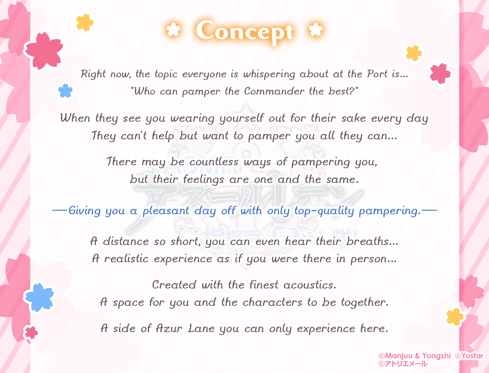 [Azur Lane ASMR] Commander Pampering Team! A Relaxing Day with Ayanami