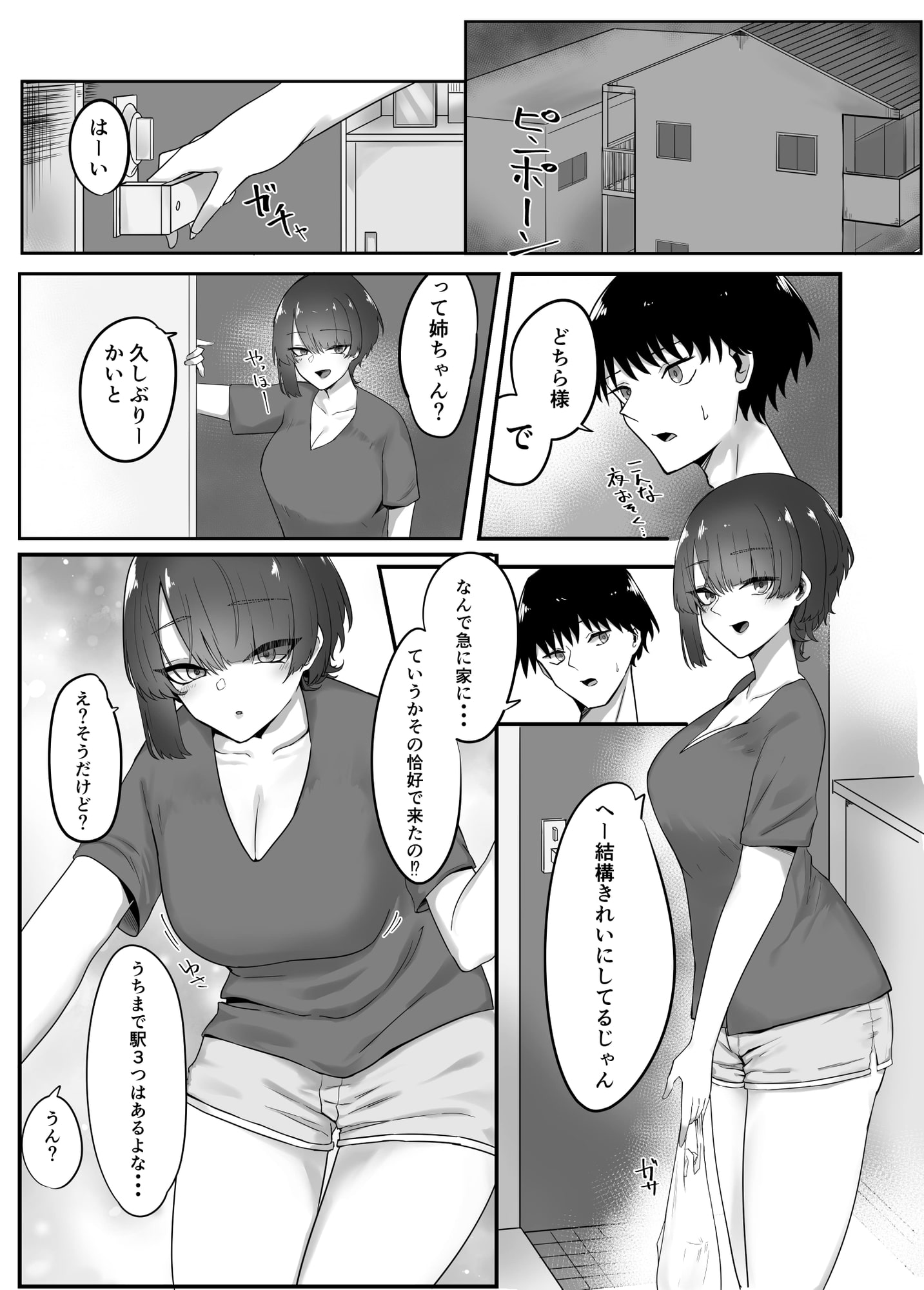 巨乳人妻の姉に搾り取られる話