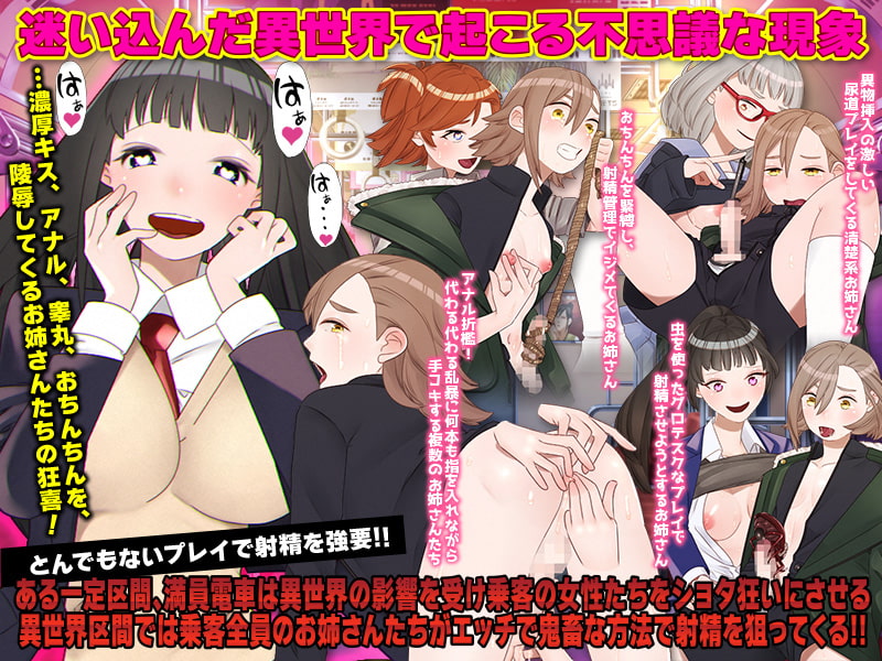 地獄の満員電車 ～お姉さん300人と少年1人～