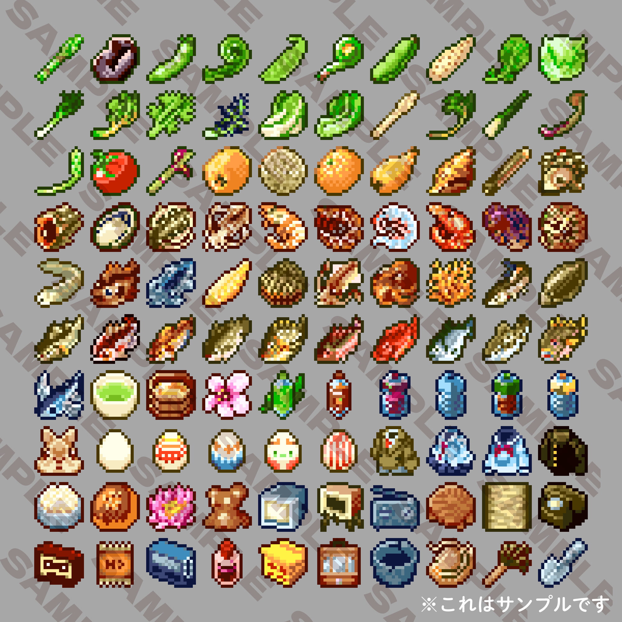 モケモドット絵素材集 2022年4月号