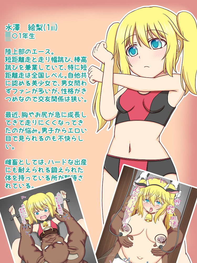 雌畜を用いた繁殖用魔物の生産方法