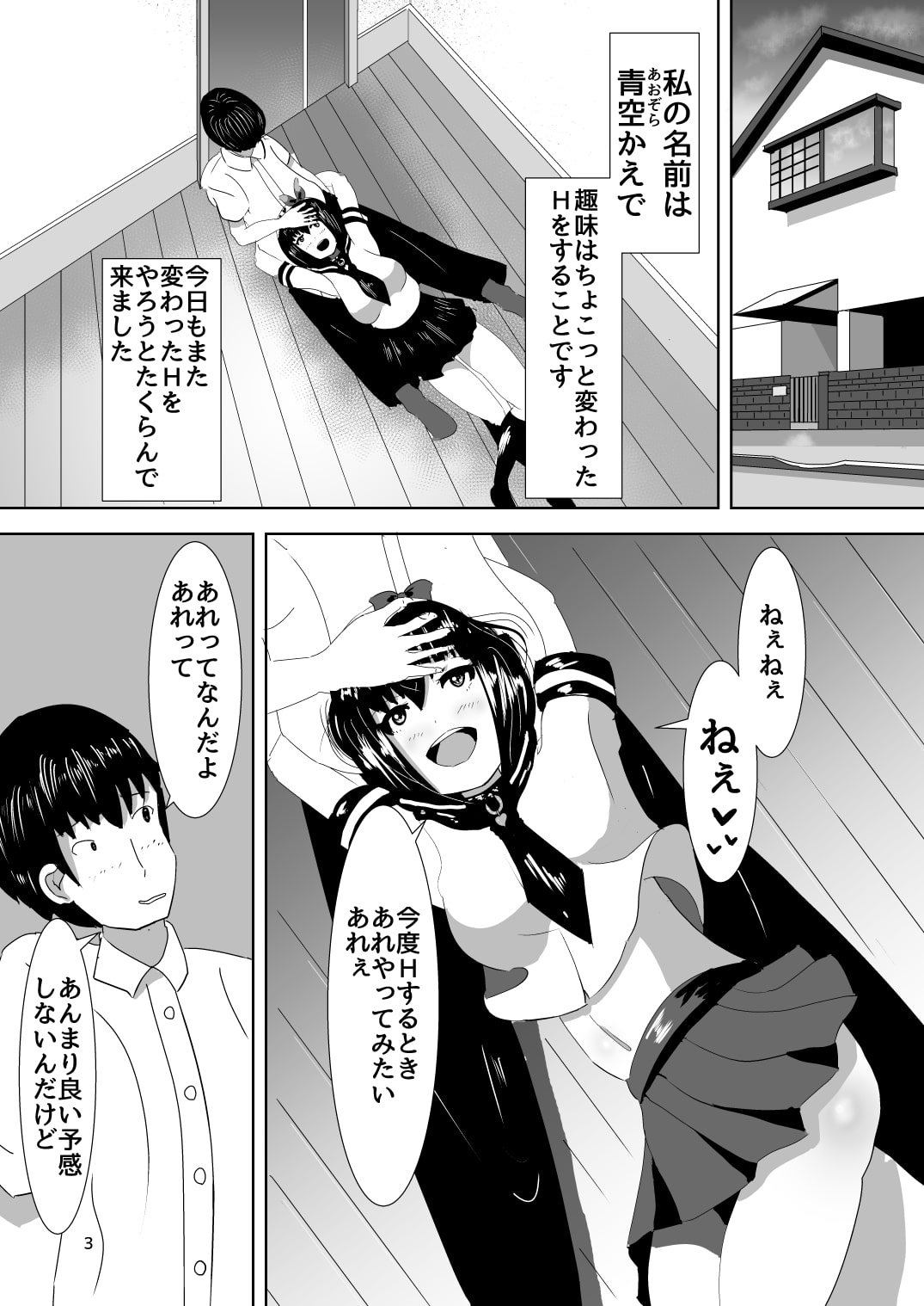 変わったHが好きな彼女～壁尻編～