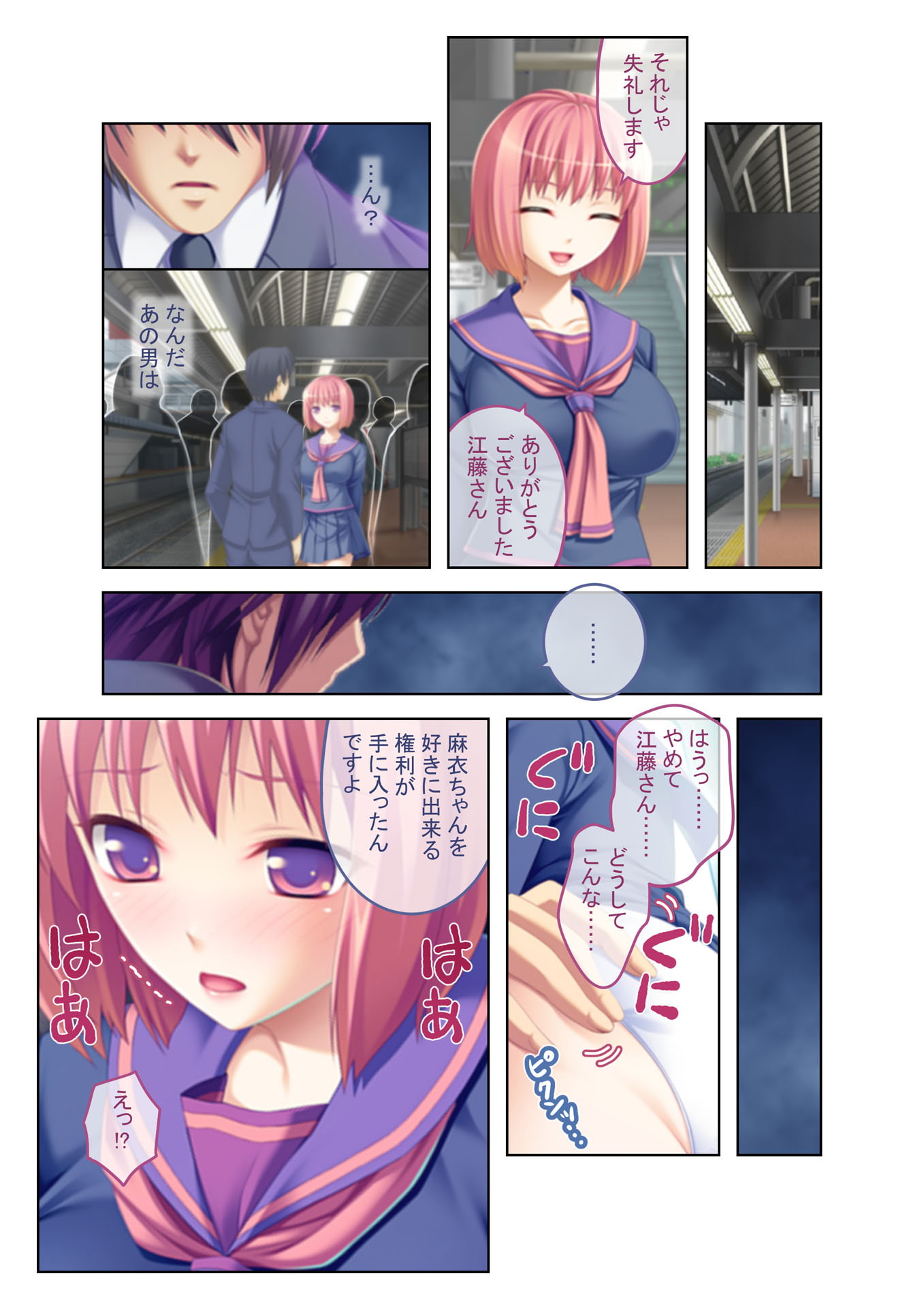 エスカレートする痴漢電車 嫌がる相手をイクまで無理やりハメまくる!(2) フルカラーコミック版