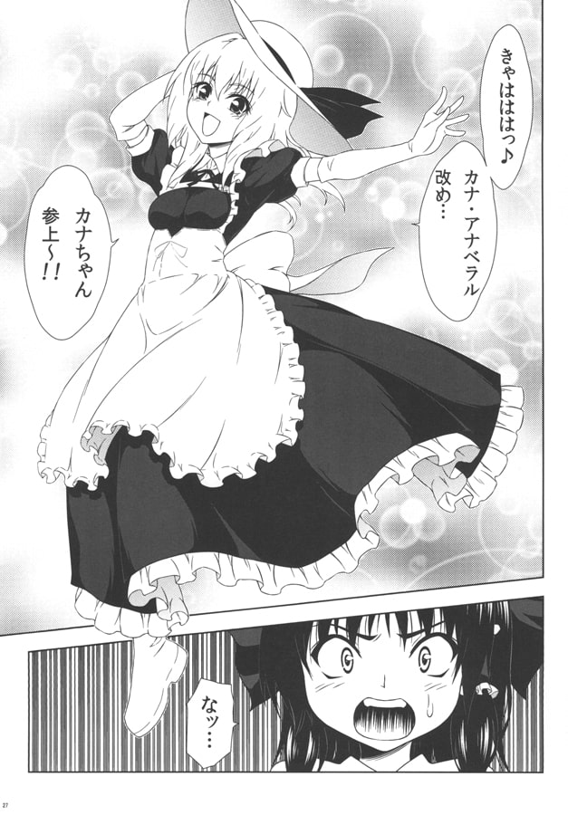 霊夢が紅魔館に遊びに来ました。