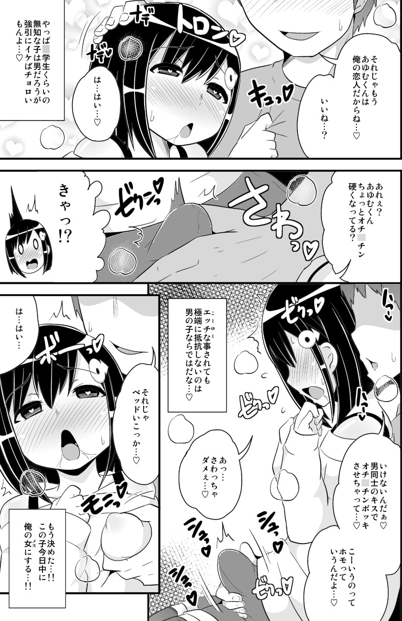 ナヨナヨ少年をホモセックス(コネコネ)で女(メス)にする本