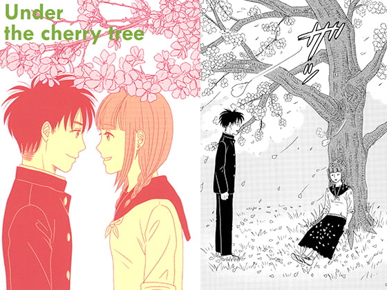 Under the cherry tree