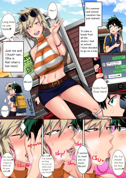 My Harem Academia: Summer Vacation with Bakugou's Mom