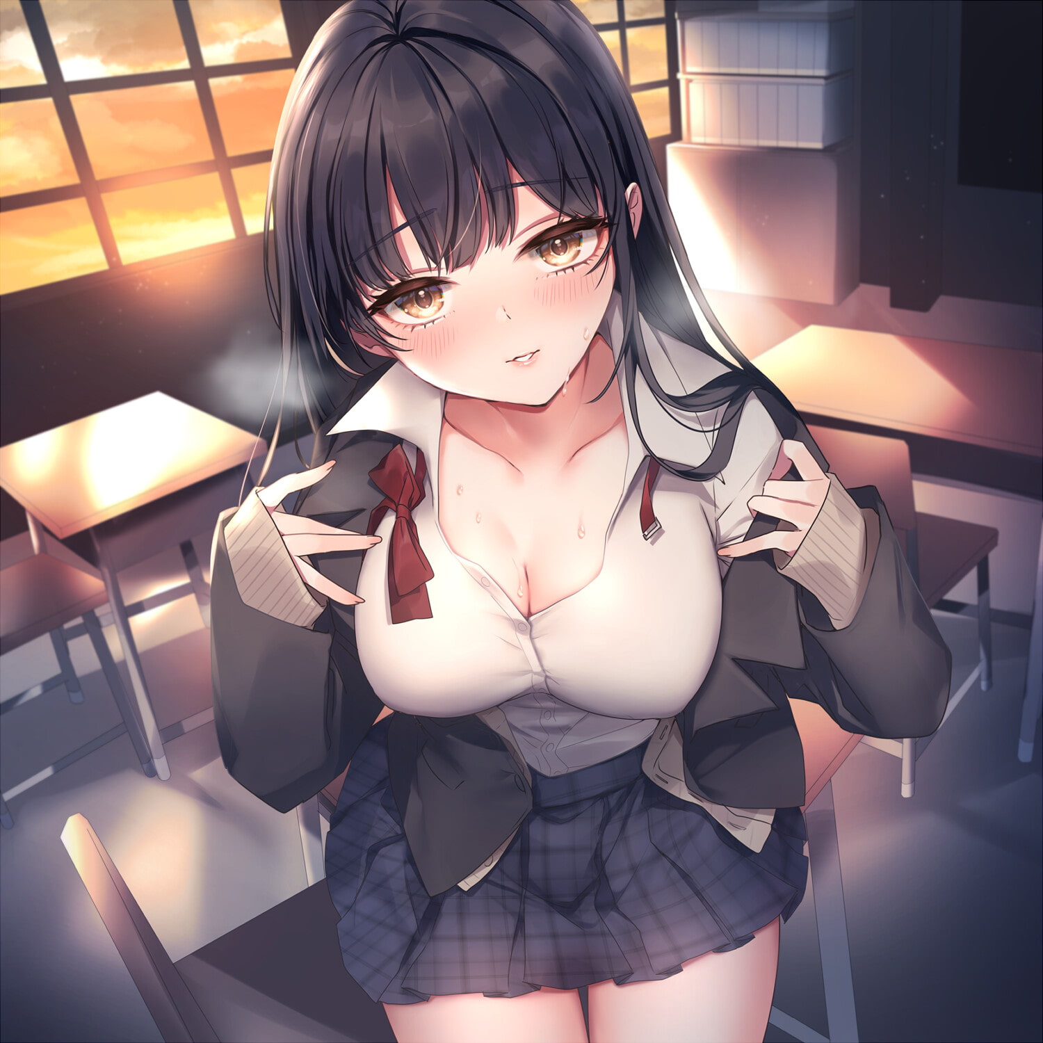 委員長に優しくえっちに絞られる