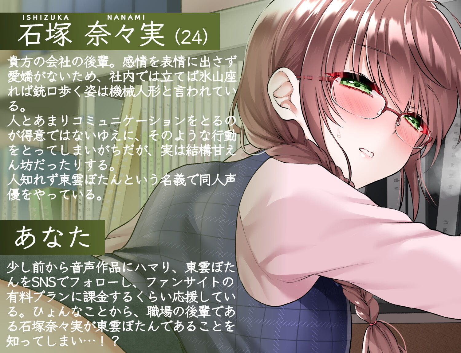 会社の後輩が同人声優だった話