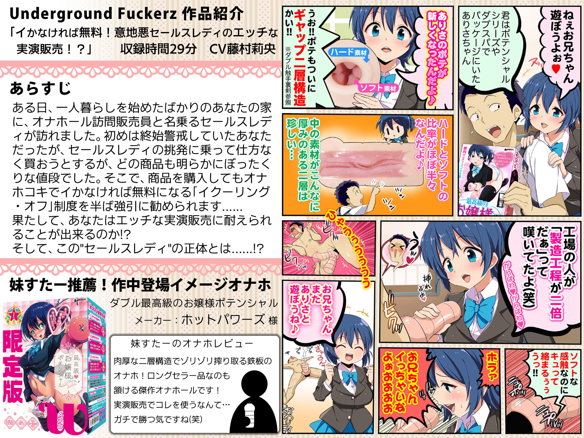 【アンソロジー】ヴァリアスホール～6つのシチュエーションで極上射精～【オナホール】